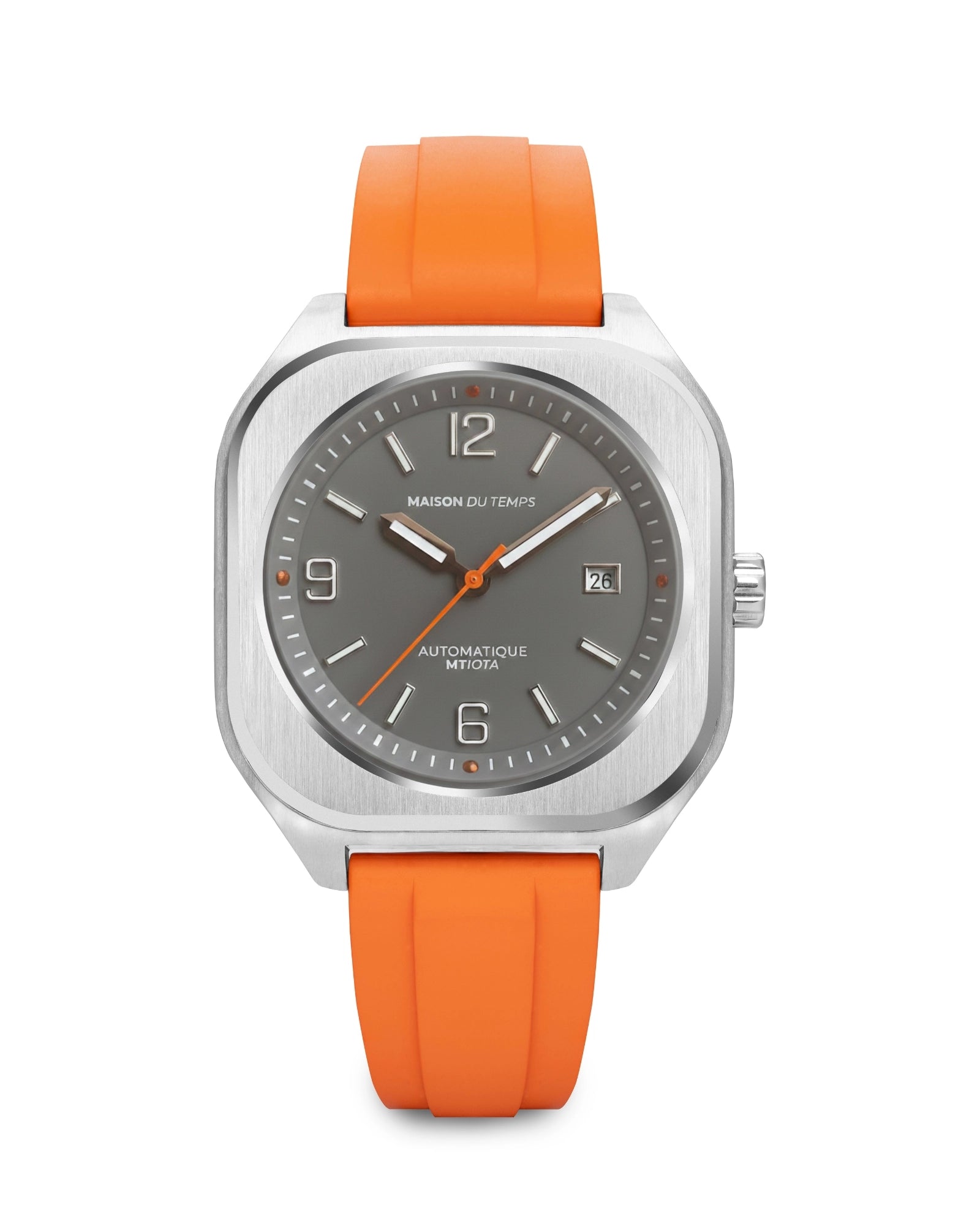 MTIota Gris Caoutchouc Orange