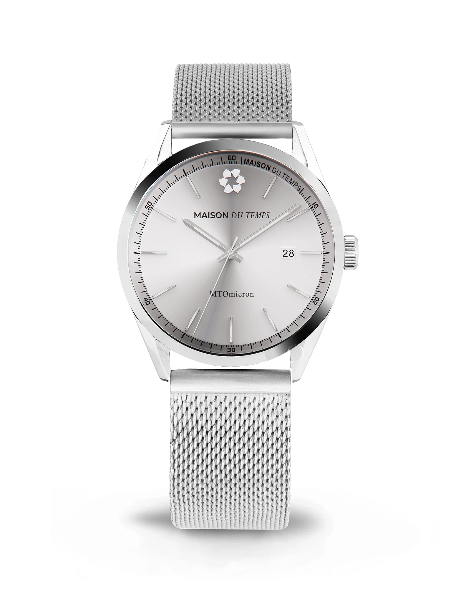 MTOmicron Silver Black Leather