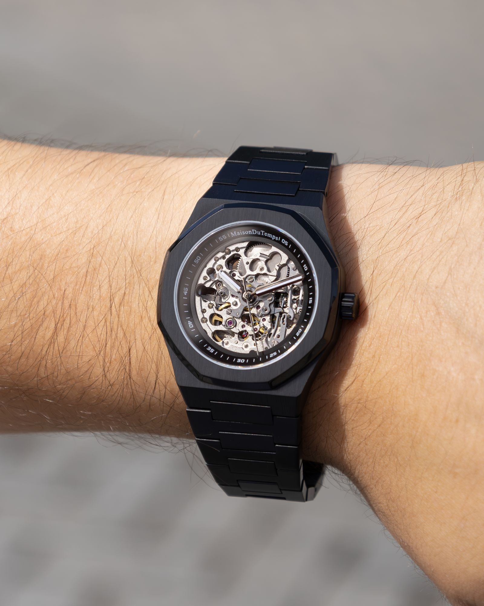 Montre MTBeta Skeleton Black édition 42mm Automatique Miyota - MaisonDuTemps 