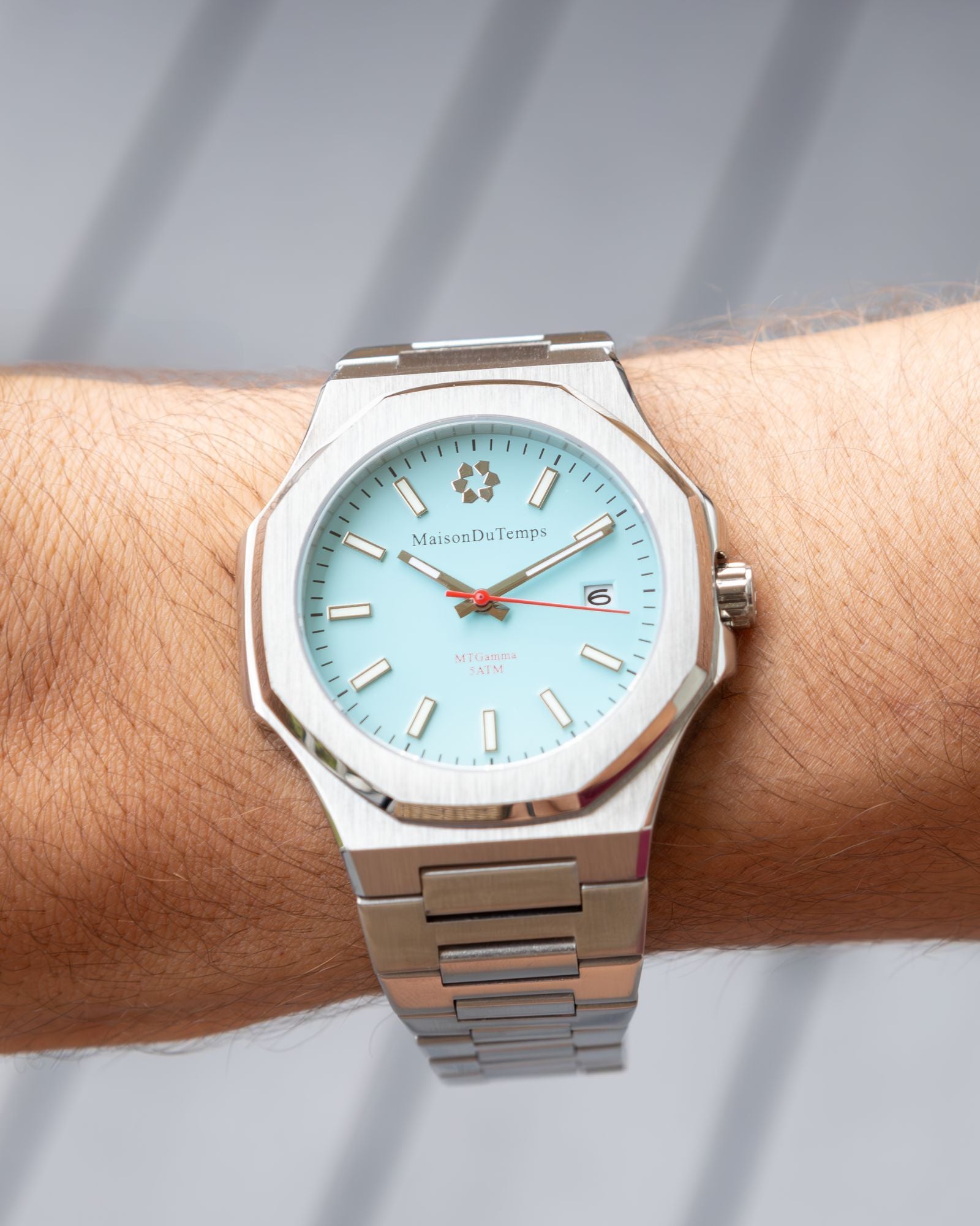 Montre MTGamma Turquoise 42mm Quartz Miyota - MaisonDuTemps 