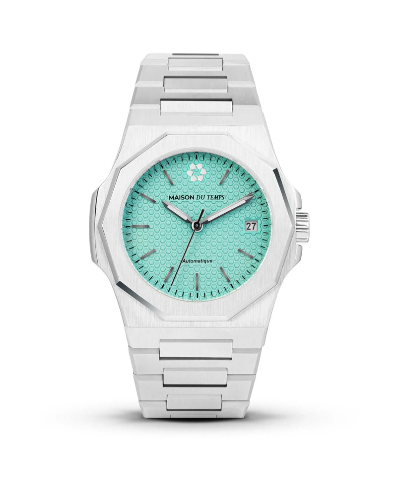 Montre MTZeta Turquoise cadran turquoise Automatique Miyota 40mm