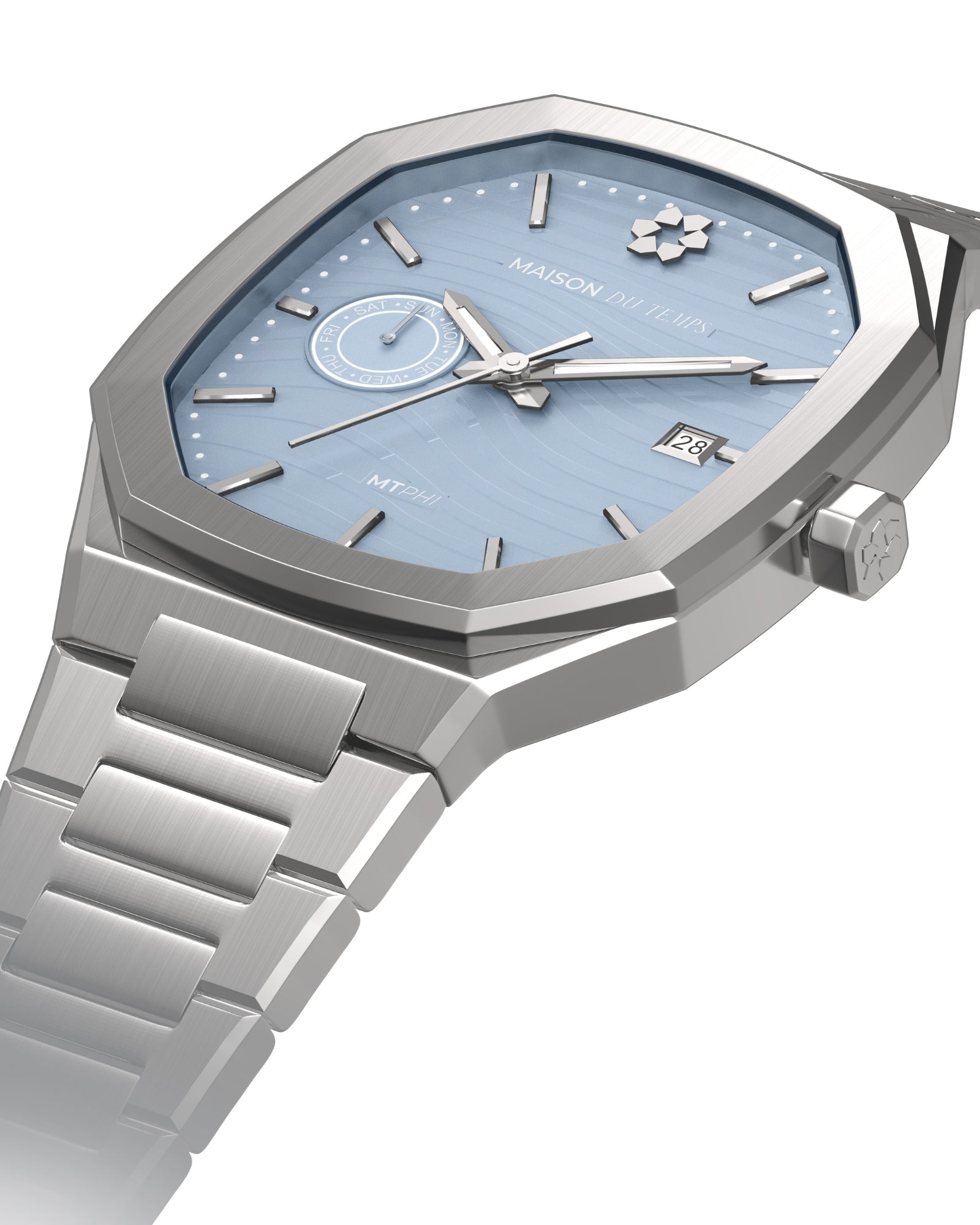 MTPhi Day-Date Bleu Acier