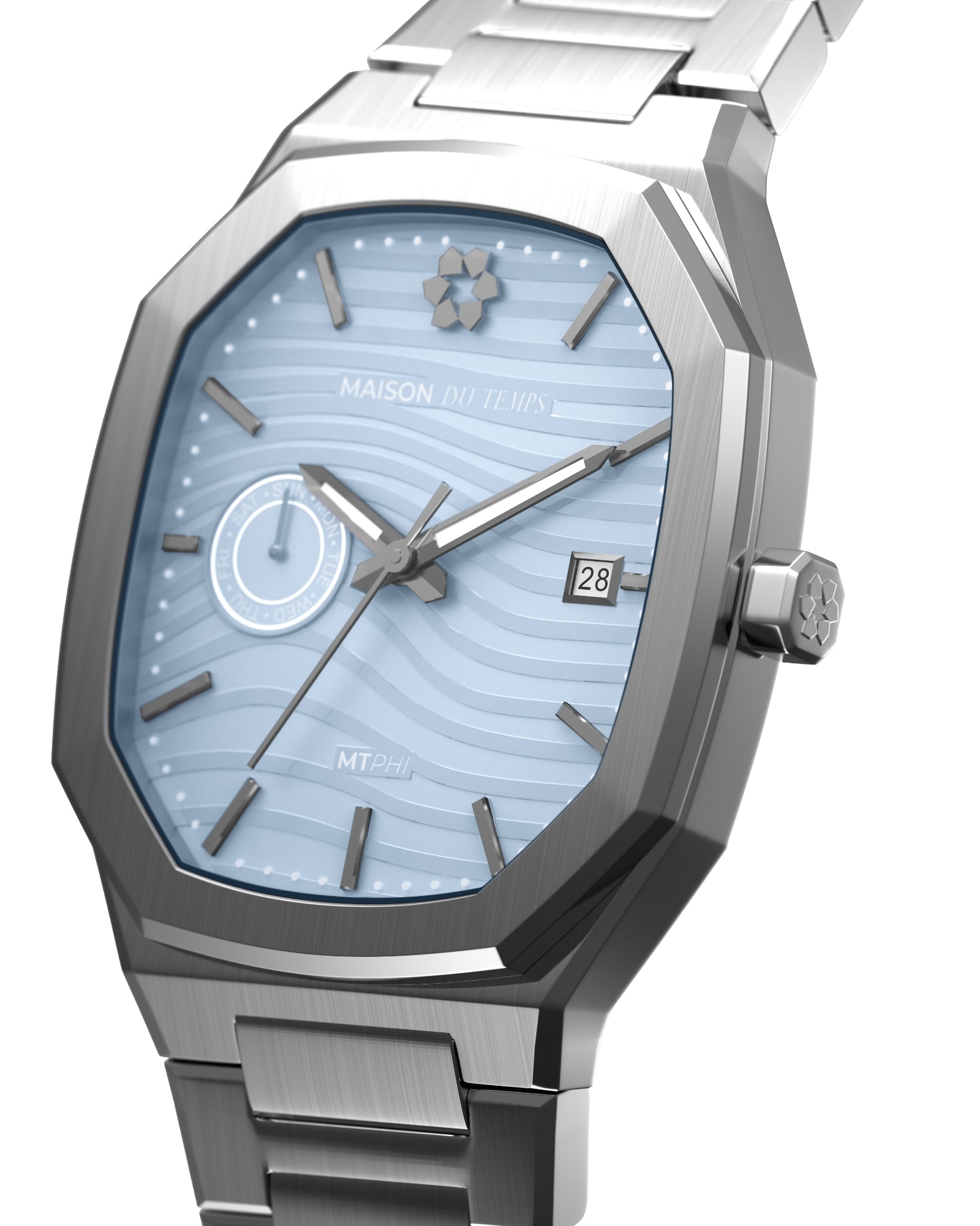 MTPhi Day-Date Bleu Acier