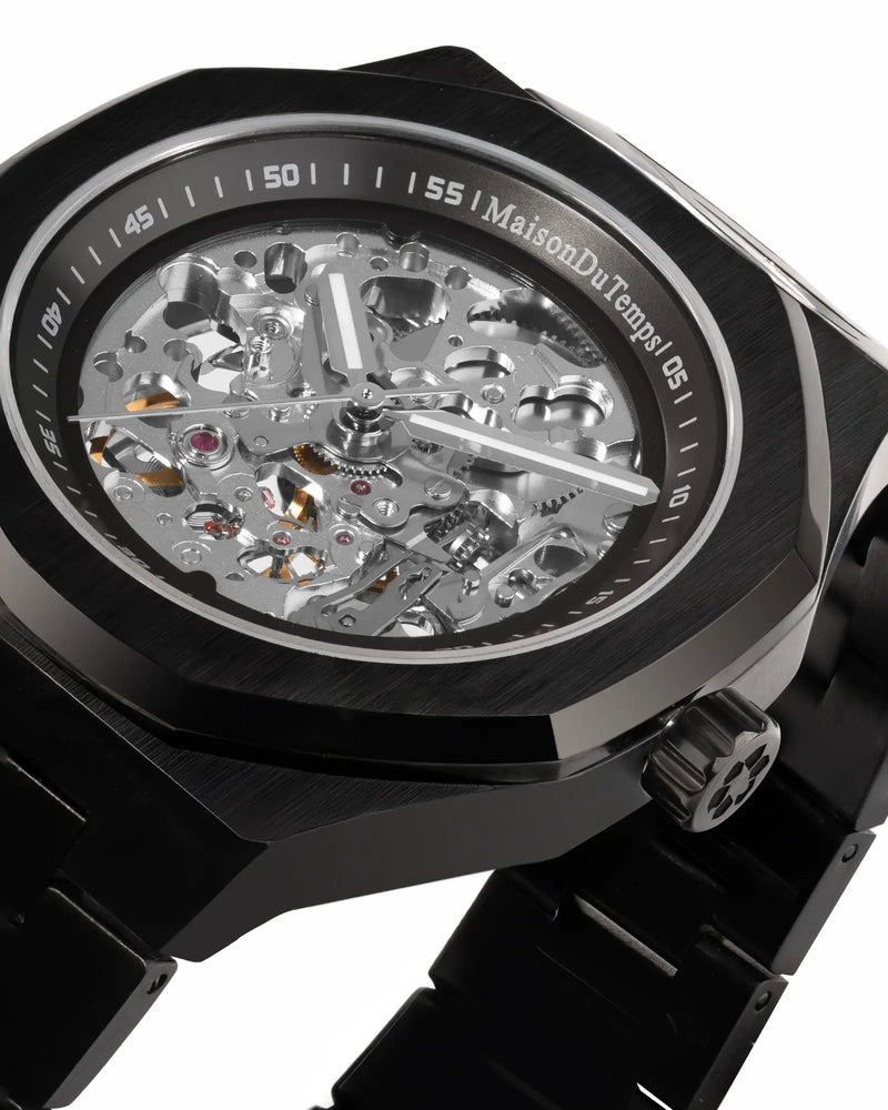 MTBeta Skeleton Black Edition Silicone Bleu