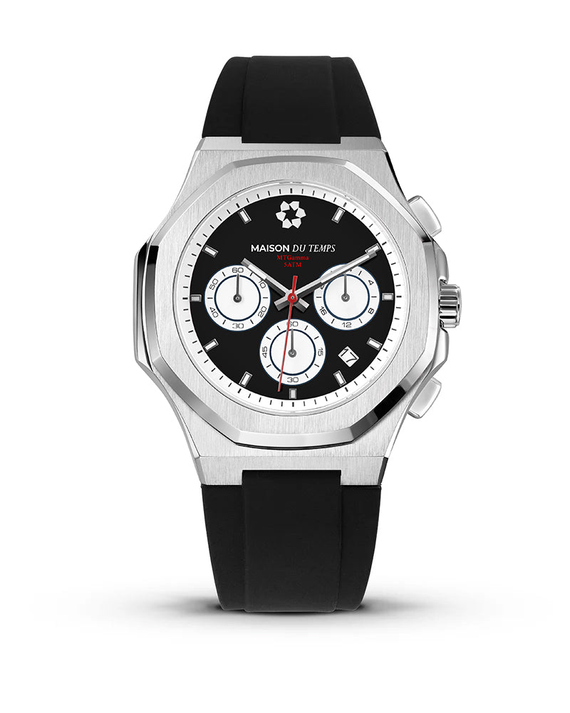 MTGamma Chronographe Noir Silicone Noir