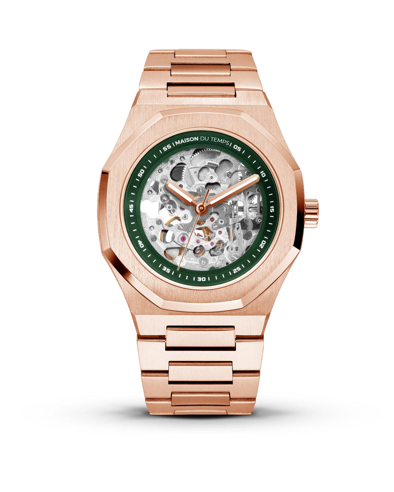 MTBeta Skeleton Rose Gold Acier