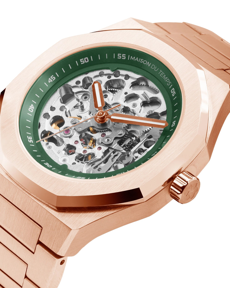 MTBeta Skeleton Rose Gold Acier