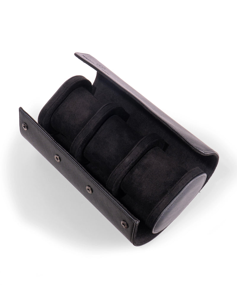 Étui Montre Noir - 3 Montres