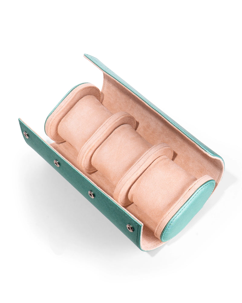 Étui Montre Turquoise - 3 Montres