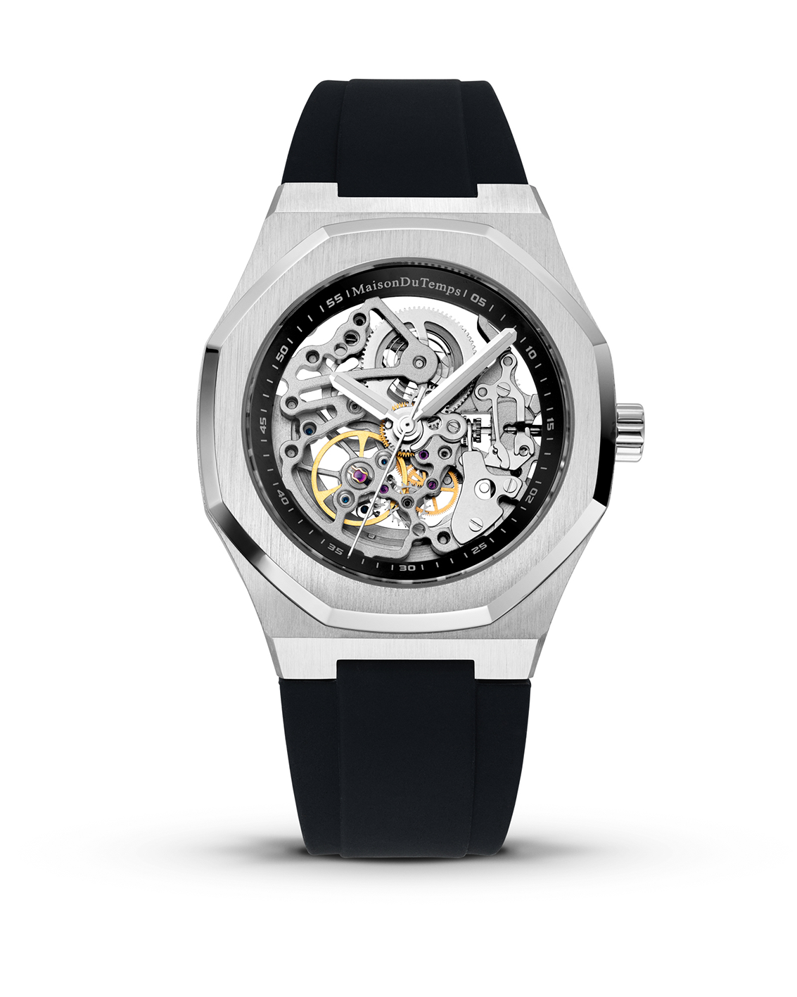 MTBeta skeleton watch - Skeleton with a steel strap